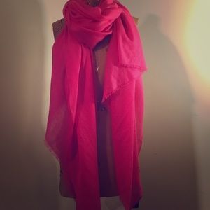 Hot pink Cashmere Scarf